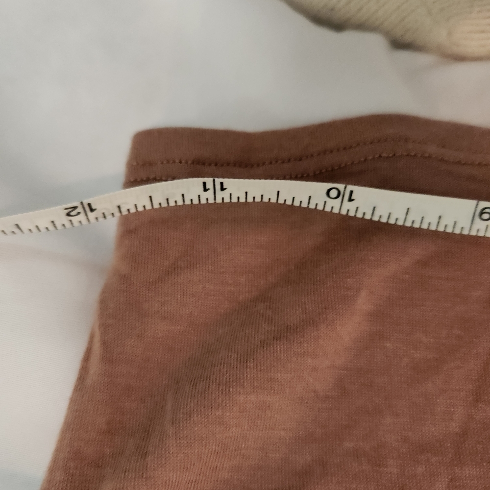 Joah Brown Tan Crop Top Beige Brown sweetheart Tank Modal Soft Shape Cami Layers - Picture 7 of 8